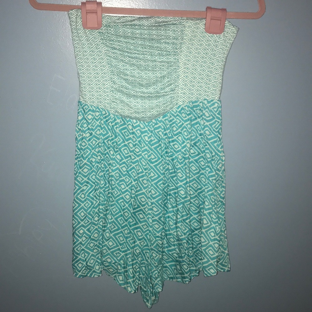 Blue&White Romper//Roxy
